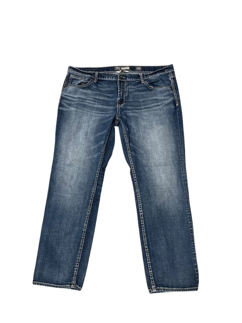 Buckle BKE Nolan Style AB2621 Straight Leg Med Wash Denim Blue Jeans Men's 42R